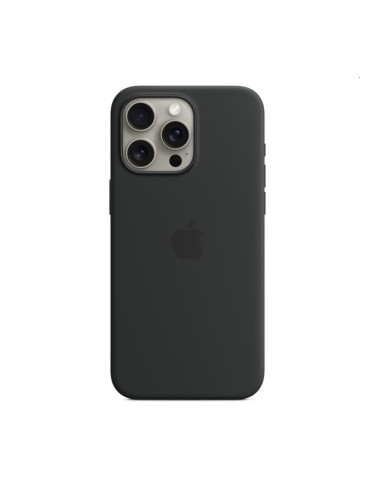 Калъф Apple iPhone 15 Pro Max Silicone Case with MagSafe - Black