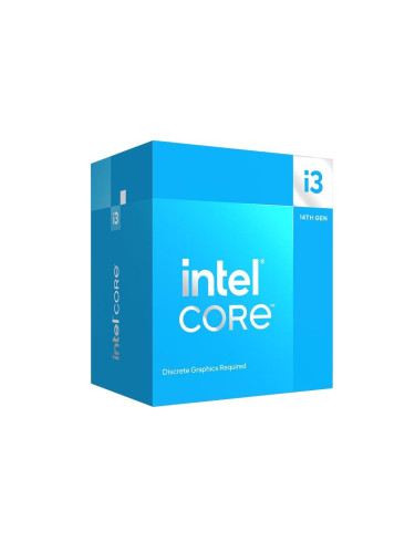 Процесор Intel Raptor Lake Core i3-14100F, 4 Cores, 8 Threads (3.5GHz 