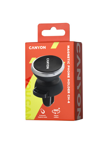 CANYON CH-4, Car Holder for Smartphones,magnetic suction function ,wit