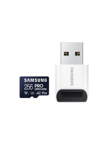 Карта памет Samsung PRO Ultimate, microSDXC, UHS-I, 256GB, Адаптер, US