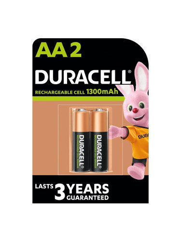 Акумулаторна батерия DURACELL R6 AA, 1300mAh NiMH, 1.2V, 4 бр. в опако