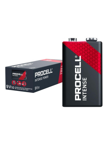 Алкална батерия 6LF22 9V 10pk опаковка INTENSE MX1604 PROCELL /цена