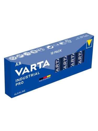 Алкални батерии индустриални LR6 AA 1,5V 10PK INDUSTRIAL PRO4006 VARTA