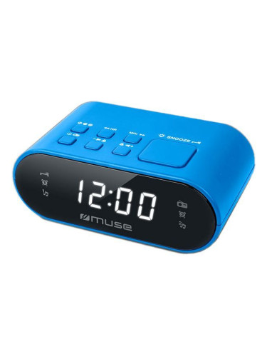 радио - Часовник дигитален Muse Μ-10 захранващо-синьо