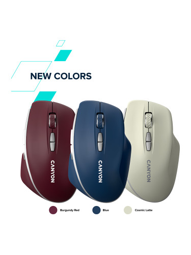 CANYON MW-21, 2.4 GHz Wireless mouse ,with 7 buttons, DPI 800/1200/160