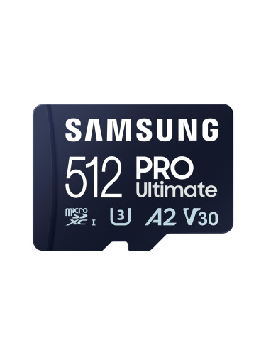 Памет Samsung 512GB micro SD Card PRO Ultimate with USB Reader , UHS-I