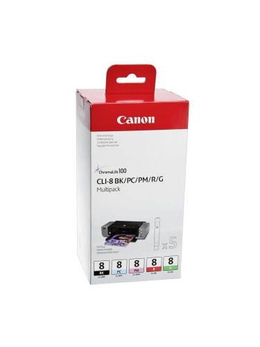 Консуматив Canon CLI-8 MultiPack BK/PC/PM/R/G