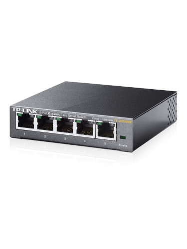 TP-Link TL-SG105E 5-Port Gigabit Desktop Easy Smart Switch, 5 10/100/1
