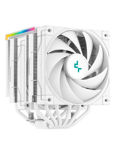 DeepCool AG620 Digital WH, CPU Air Cooler, White 2x120mm ARGB PWM Fan,
