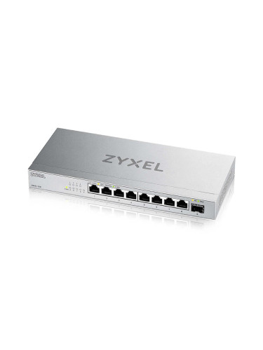 Комутатор ZyXEL XMG-108 8 Ports 2,5G + 1 SFP+ Desktop MultiGig unmanag
