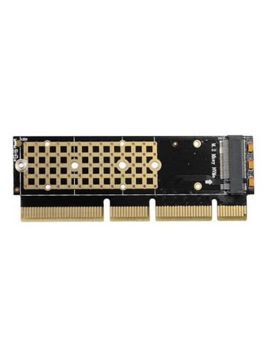 AXAGON PCEM2-1U PCI-E 3.0 16x - M.2 SSD NVMe, up to 80mm SSD, low prof