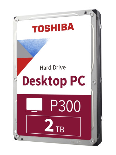 HDD Desktop TOSHIBA 2TB P300 SMR (3.5", 256MB, 7200RPM, NCQ, AF, SATA 