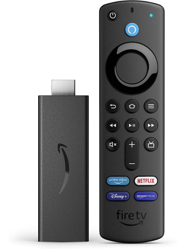 Мултимедиен плеър AMAZON Fire TV Stick, Wi-Fi 6, Alexa Voice Remote, Ч