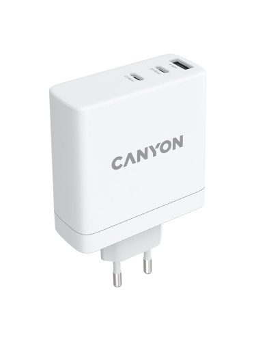 CANYON H-140-01, Wall charger with 1USB-A, 2 USB-C. Input:100-240V~50/