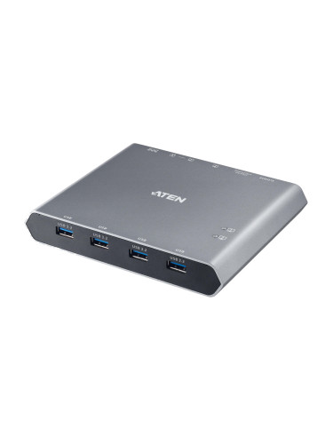 KVM превключвател, ATEN US3311, 2-портов, 4K, DisplayPort, USB-C, (под