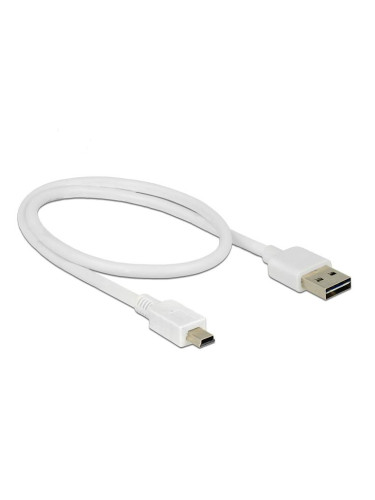 Кабел DeLock EASY, USB 2.0 Type-A мъжко > USB 2.0 Type Mini-B мъжко 0.