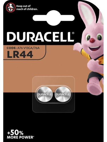 Батерия алкална LR44 AG13 2pk блистер 1,55V DURACELL
