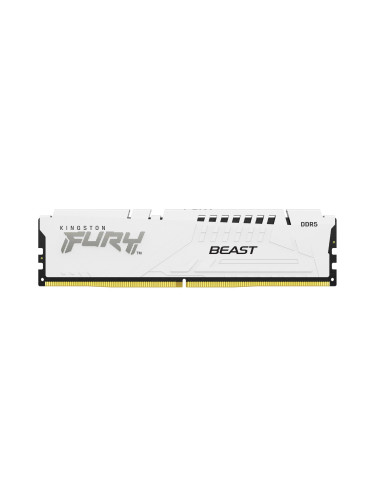 Памет Kingston FURY Beast White 32GB DDR5 6000MHz CL30 KF560C30BWE-32 
