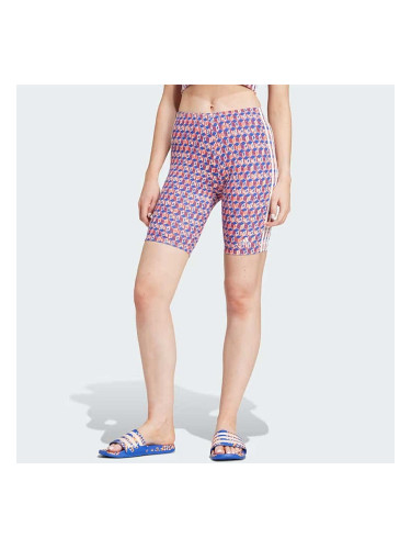 ДАМСКИ КЪС КЛИН ADIDAS IQ4487 FARM BIKE SHORT СИН/ЧЕРВЕН