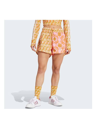 ДАМСКИ КЪСИ ПАНТАЛОНИ ADIDAS IN3749 FARM SHORTS РОЗОВИ/ОРАНЖЕВИ