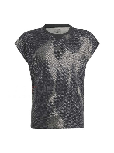 ДЕТСКА ТЕНИСКА ЗА МОМИЧЕ ADIDAS IT9032 JG FI AOP T ЧЕРНА