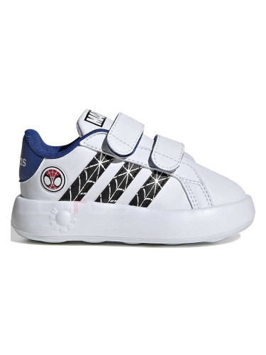 ДЕТСКИ МАРАТОНКИ ЗА МОМЧЕ ADIDAS ID8017 GRAND COURT SPIDER-MAN CF I БЕЛИ