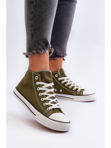 Women's sneakers dark green Socerio