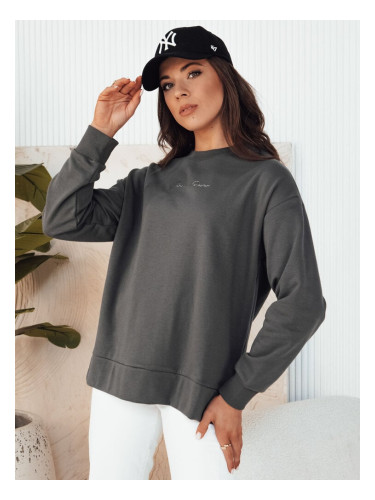 ERIAN women's sweatshirt graphite Dstreet