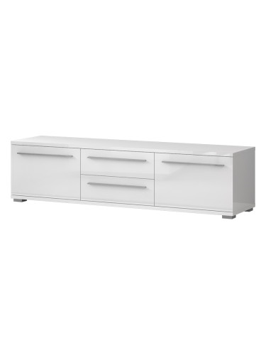 TV шкаф Realm 2D2S-дължина: 180 cm-бял
