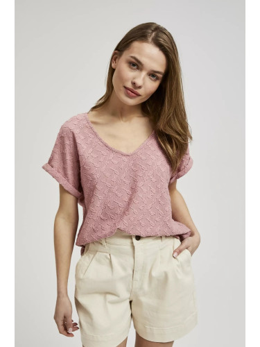 Marisse Women's Blouse L-Ts-4367 Dusty Pink