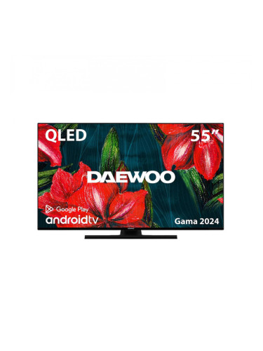 Телевизор Daewoo D55DH55UQMS QLED ANDROID TV , QLED , 55 inch, 139