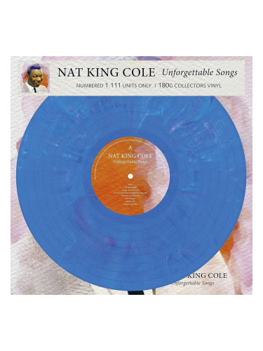 Nat King Cole - Unforgettable Songs (Limited Edition) (Numbered) (Blue Marbled Coloured) (LP)
