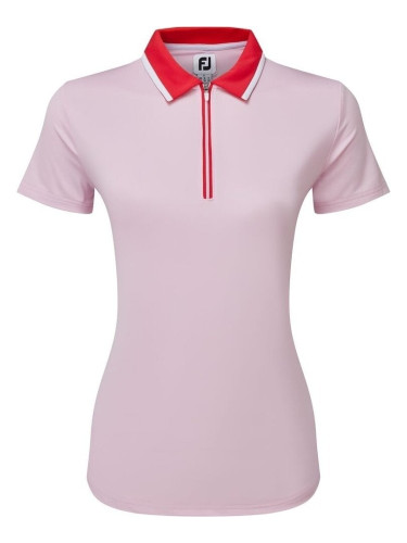 Footjoy Colour Block Lisle Pink/Red L Риза за поло