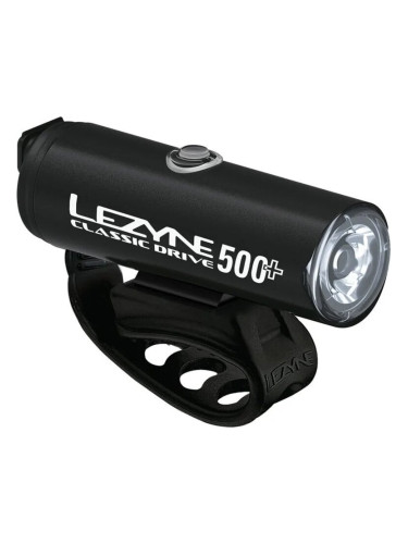 Lezyne Classic Drive 500+ Front 500 lm Satin Black Отпред  Велосипедна лампа