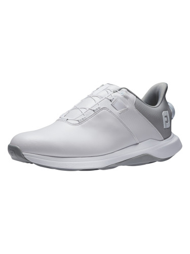 Footjoy ProLite Boa White/White/Grey 44 Мъжки голф обувки