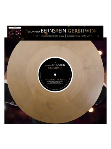 Leonard Bernstein - An American In Paris / Rhapsody In Blue (Limited Edition) (Reissue) (Gold Marbled Coloured) (LP)