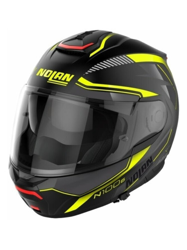 Nolan N100-6 Surveyor N-Com Flat Black Yellow/White/Antracite M Каска