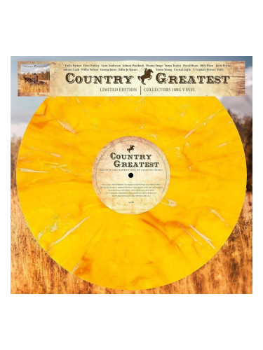 Various Artists - Country Greatest - Big Hits And Superstars Of Country Music (Limited Edition) (Yellow Marbled) (LP)