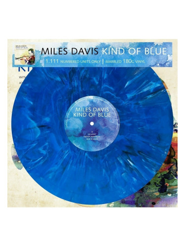 Miles Davis - Kind Of Blue (Limited Edition) (Numbered) (Reissue) (Blue Marbled Coloured) (LP)