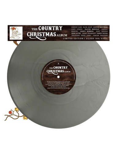 Various Artists - The Country Christmas Album (Limited Edition) (Numbered) (Silver Coloured) (LP)