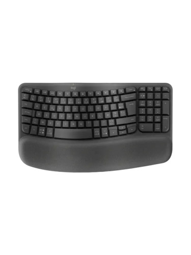 Клавиатура Logitech Wave Keys wireless ergonomic keyboard - GRAPHITE -