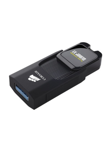Памет 64GB USB Flash Drive, Corsair Voyager Slider X1, USB 3.0, чернa
