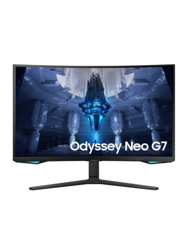 Монитор Samsung Odyssey Neo G7 LS-32BG750 (2022), 32" (81.28cm), VA панел, 165Hz, UHD, 1ms, 350cd/m2, DP, HDMI