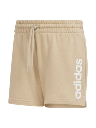 adidas LINEAR SHORTS W Дамски къси панталони, бежово, размер