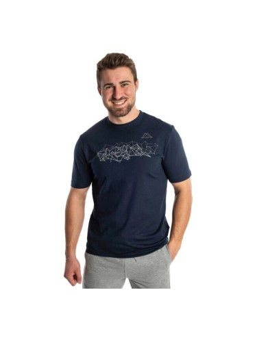 Kappa LOGO FOPPO Мъжка тениска, тъмносин, размер