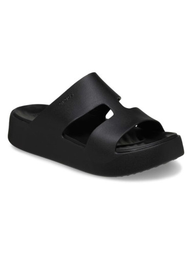 Crocs GETAWAY PLATFORM H-STRAP Дамски сандали, черно, размер 41/42