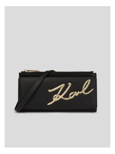 Karl Lagerfeld Signature 2.0 Чанта за през рамо Cheren