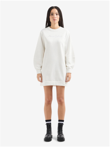 Cream Women's Sweatshirt Dress Armani Exchange