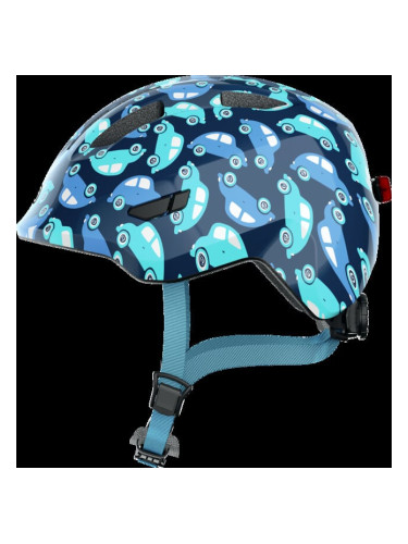 Children's helmet Abus Smiley 3.0 LED Blue car S