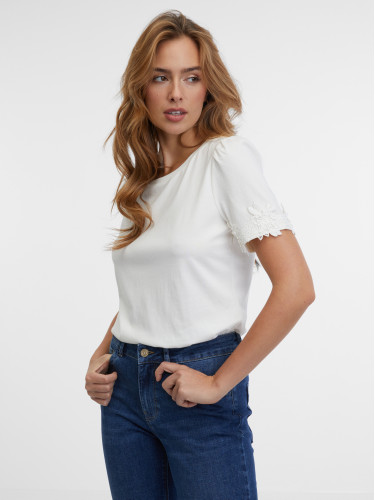 Orsay Cream Women's T-Shirt - Women's